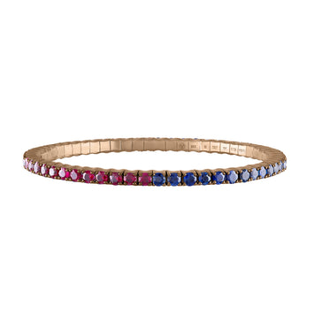 Mozambique Rubies & Blue Sapphires · Duet Bracelets