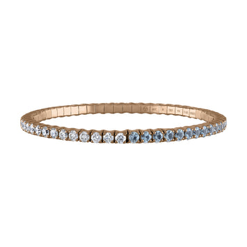 Diamonds & Light-Blue Sapphire · Duet Bracelets