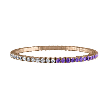 Diamond & Purple Sapphires · Duet Bracelets