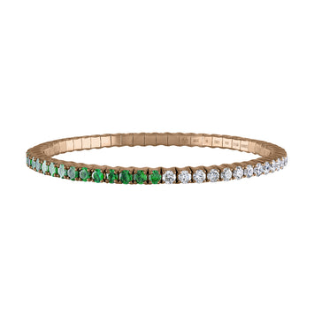 Tsavorites & Diamonds · Duet Bracelets