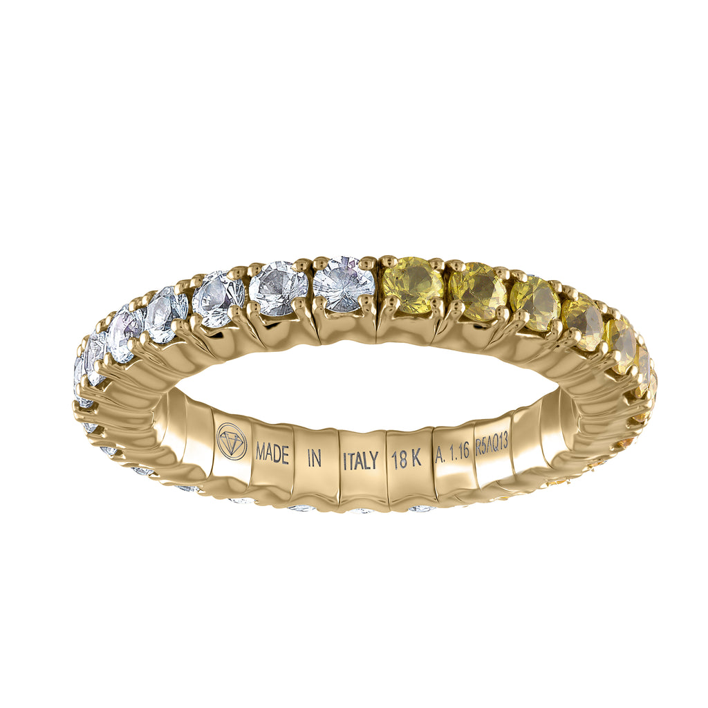 Diamond & Yellow Sapphire · Duet Rings