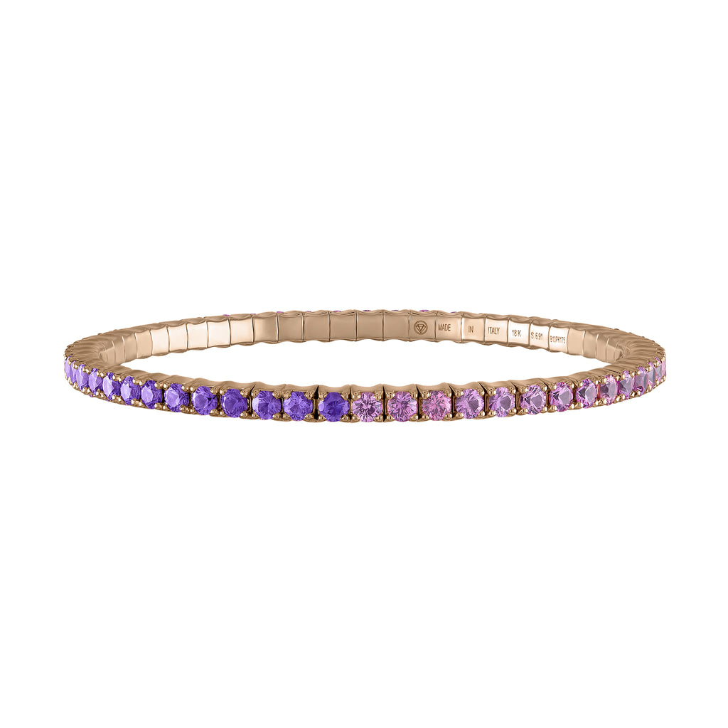 Purple & Pink Sapphires · Duet Bracelets