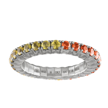 Yellow & Orange Sapphires · Duet Rings