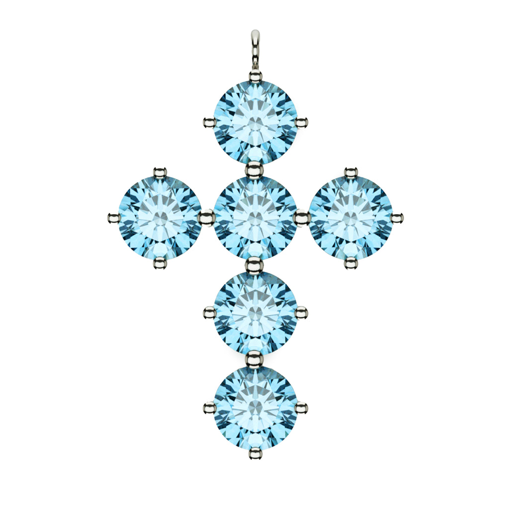 Light-Blue Sapphires Rounds